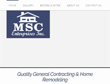 Tablet Screenshot of mscenterpriseskc.com